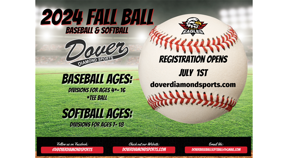 Fall Ball- Baseball and Softball Registration